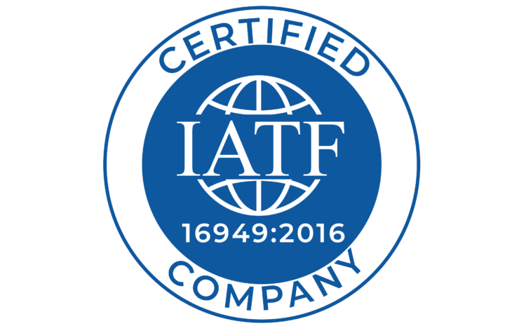 IATF 16949:2016 Certified